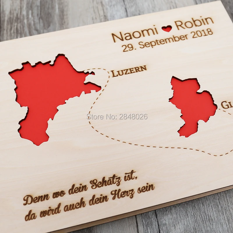 Rustic personalized wedding gu - Custom Star Map review and price