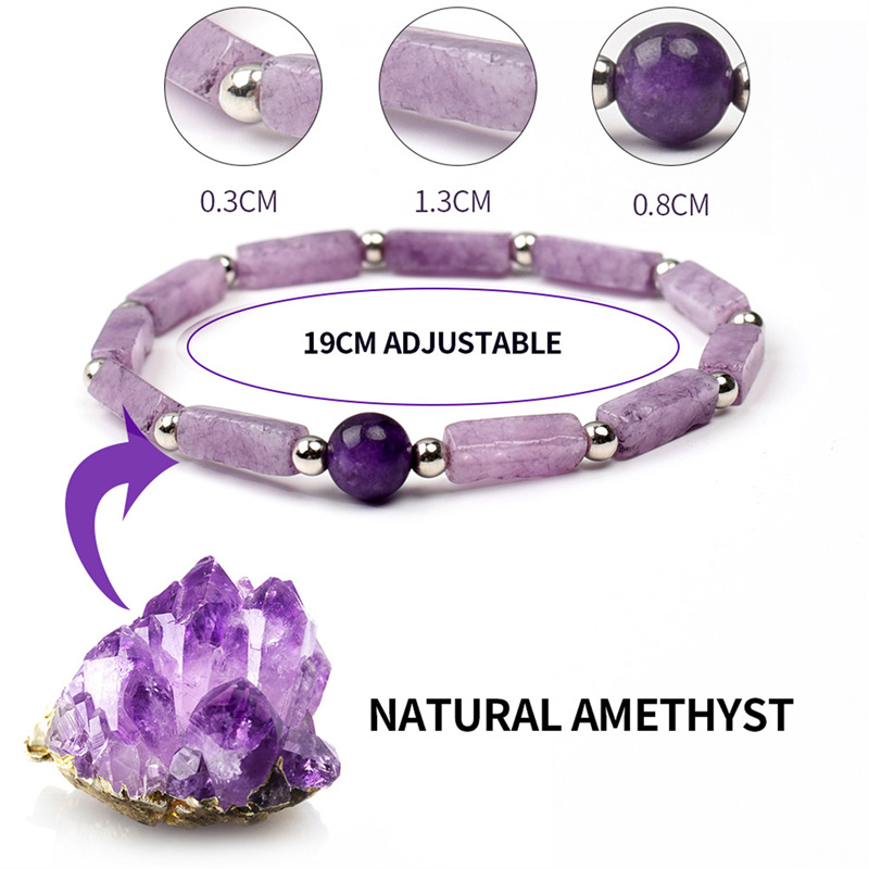 1Pcs Amethyst Body-purify Slim - Coordinates Bracelet review and price